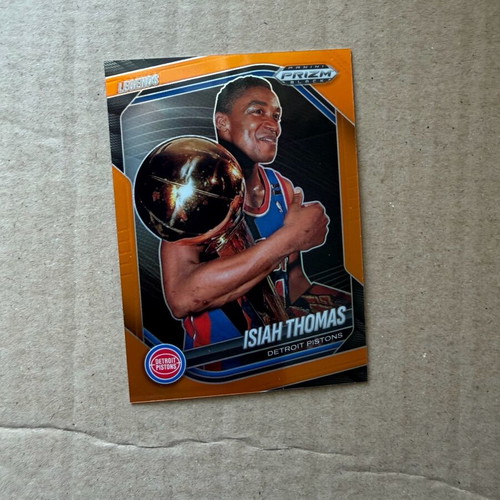 Panini Prizm Isiah Thomas like new Detroit Pistons