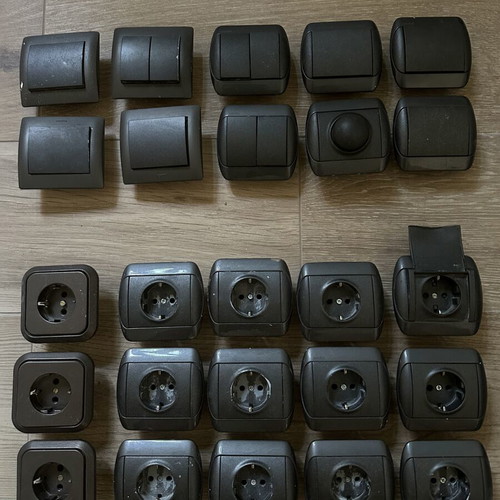 Legrand switches and sockets used, all together