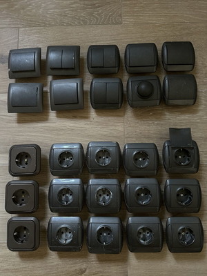 Legrand switches and sockets used, all together