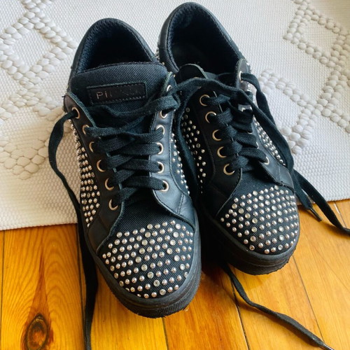 Pinko sneakers used, size 37, black sports shoes
