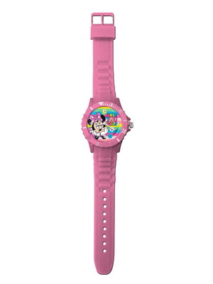 Disney Minnie Mouse wristwatch new, pink silicone, analog