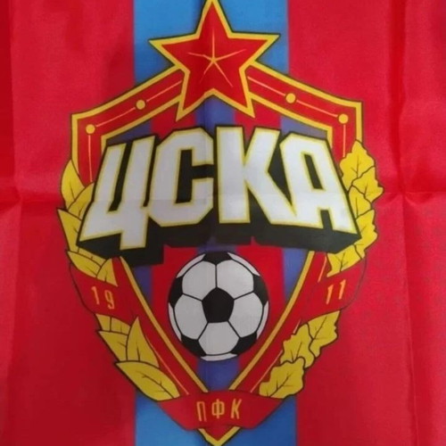 CSKA Moscow flag, polyester, 60 x 90 cm