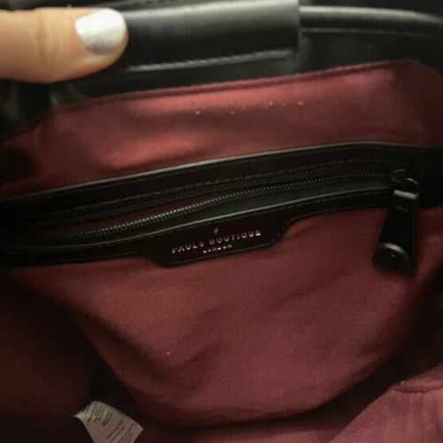 Pauls Boutique backpack like new, gray, eco leather