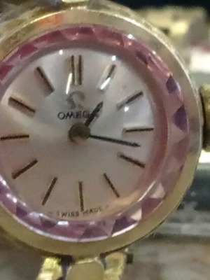 Ρολόι Omega χρυσό σαν καινούργιο με επίχρυσο μπρασελέ γυναικείο