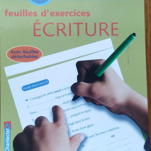 French exercise workbook CE1 class like new, detachable pages