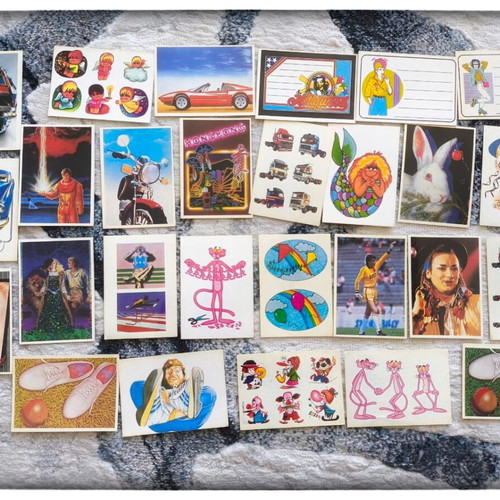 Sticker sheets, pack of 47