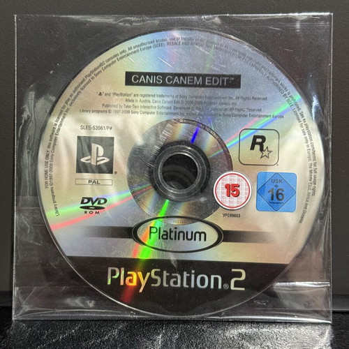 Canis Canem Edit PS2 game
