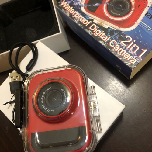 Lamtech 2in1 Waterproof Digital Camera Red