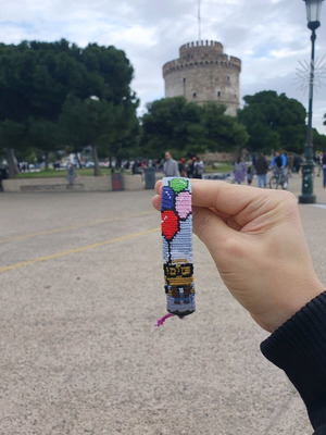 Handmade macrame Disney Up bracelet made to order