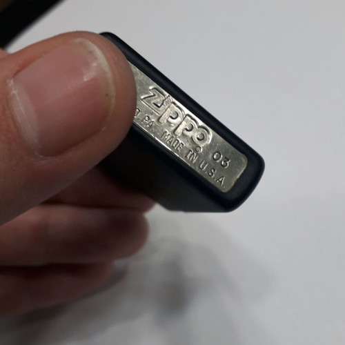 Zippo lighter black used, in original box