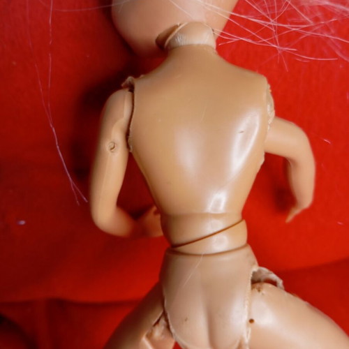 Bebibo Doll B' Period used with authentic Saloon dress