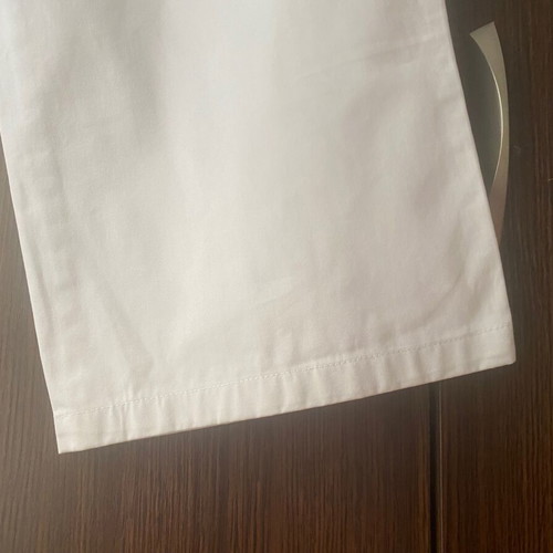 Calvin Klein jeans white wide-leg women's pants size M like new nautical style