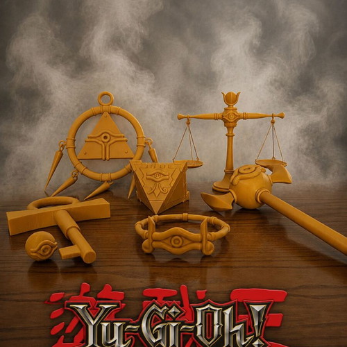 Yu-Gi-Oh! Millennium Items set new, 3D printed fan-made collectibles