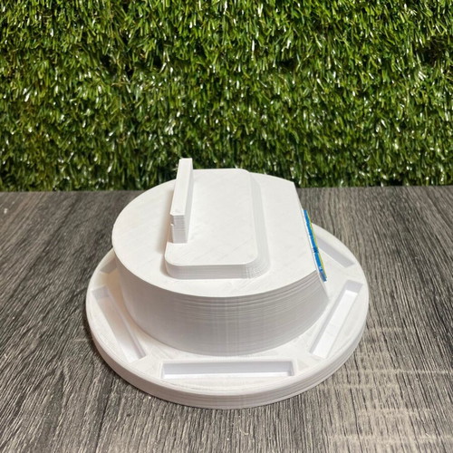 Circular Stand for Gameboy Advance SP and 8 Cartridges 3D Print