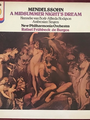 Mendelssohn A Midsummer Night's Dream κλασικός δίσκος βινυλίου