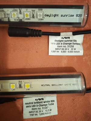 Φως ενυδρίου Sera LED X-Change Tube 820mm μεταχειρισμένο, Daylight Sunrise 22Watt