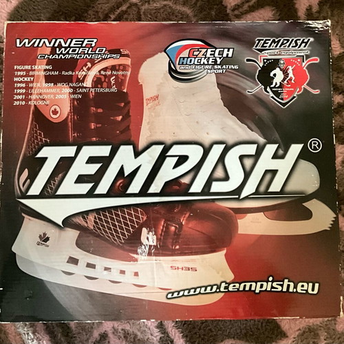 Tempish Boston Black Ice Skates new, EU 46 (UK 11 / US 12)