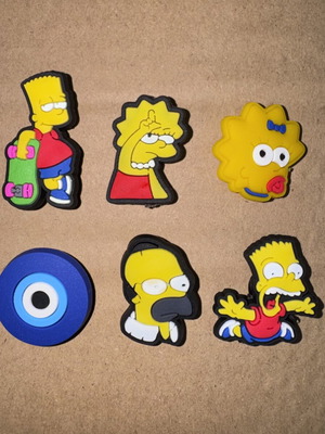 The Simpsons Crocs charms σετ 6 τεμαχίων σαν καινούργιο
