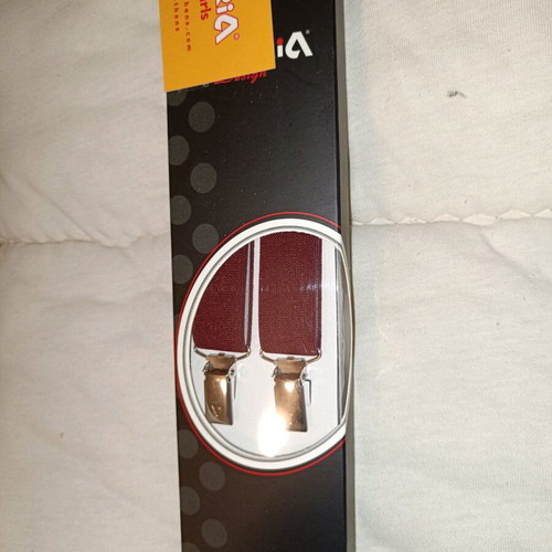 Victoria suspenders new burgundy adjustable 1.15 meters
