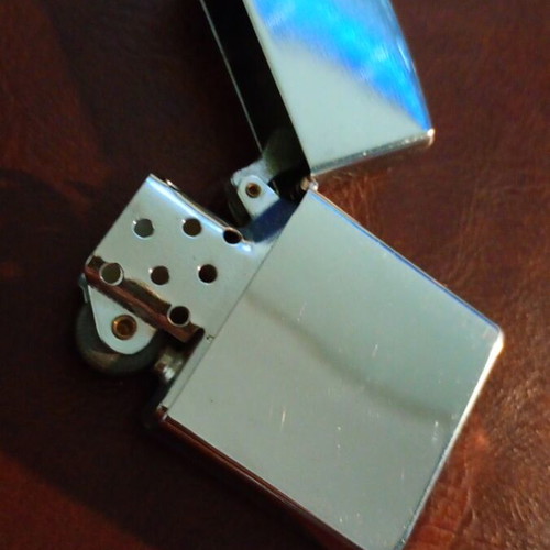 Zippo lighter used with dragon scene