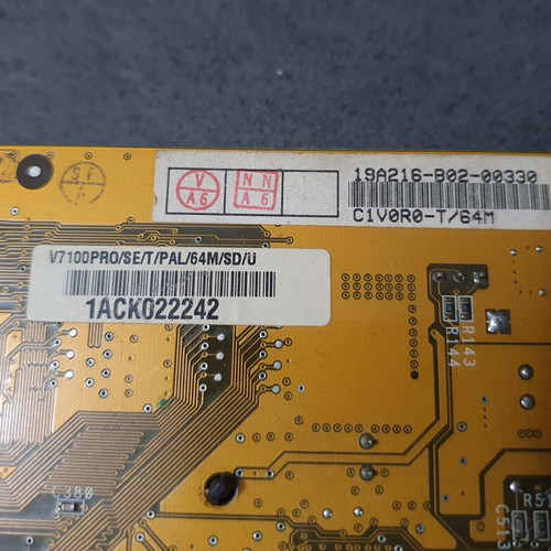 Asus V7100PRO 64M AGP 64MB VGA graphics card used retro