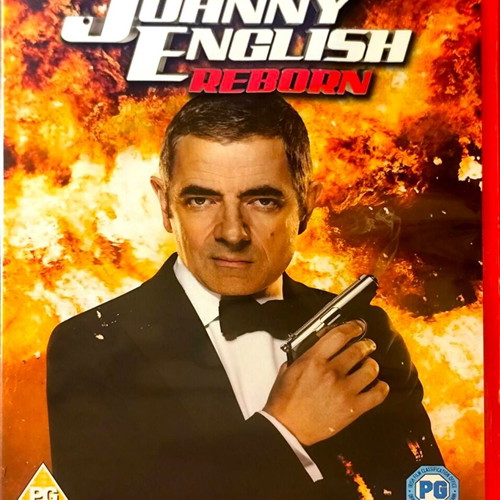 DVD Johnny English Reborn μεταχειρισμένο, κωμωδία περιπέτεια με αγγλικούς υπότιτλους