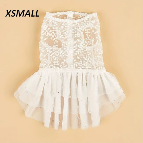 Dog and Cat Flower Girl Dress "Like A Bride" XS new