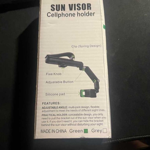 Sun Visor Cellphone Holder new for car