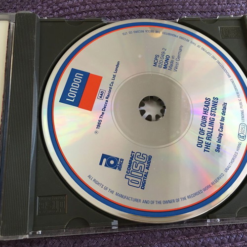 The Rolling Stones Out of Our Heads CD like new, rock