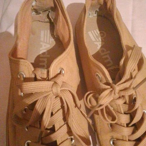 Admiral men's sneakers used size 43 yellow orange