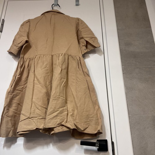 Waikiki short dress, beige color, size S