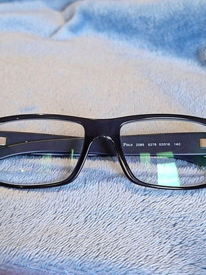 Ralph Lauren men's glasses with anti-reflective lenses, blue