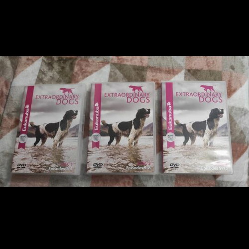 Extraordinary Dogs DVD like new, 3 discs with Greek subtitles