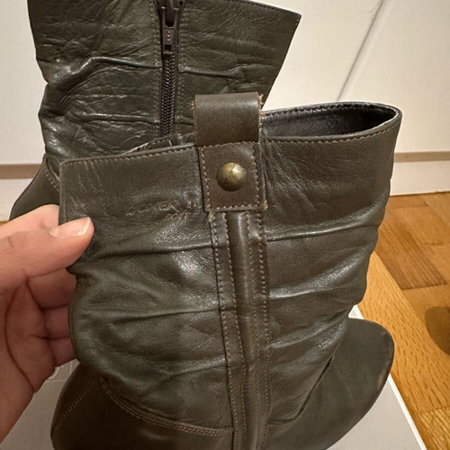 Boxer brown leather cowboy boots used, size 37