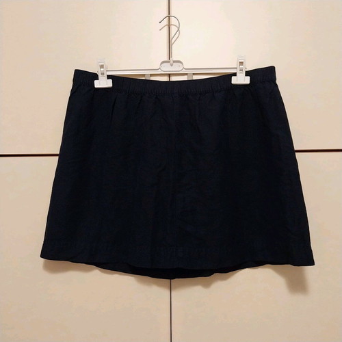 Merona No XL dark blue mini skirt like new with elastic waist