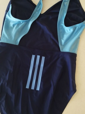 Adidas swimsuit new blue and turquoise