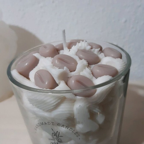 Handmade coffee scented candle like new