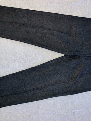 Men's fabric pants used, black, sizes S and M