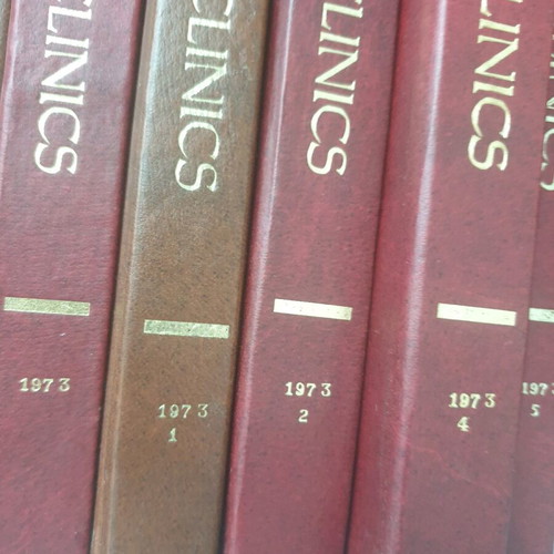 Medical Clinics medical books new, 16 volumes