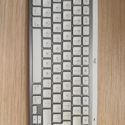 Logitech MX Keys Mini Pale Grey Keyboard for Mac like new