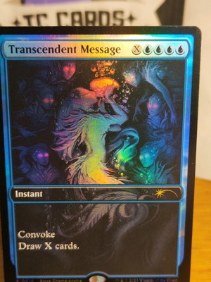 Κάρτα Transcendent Message Magic the Gathering foil