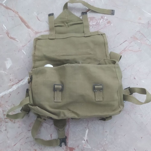 Authentic Greek Army Campaign Set with Canteen, Flask & Case like new