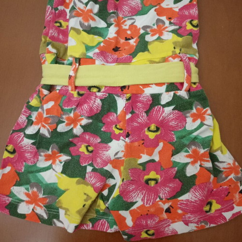 Ebita tropical one-piece shortsuit like new for ages 2-3