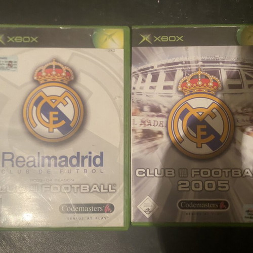 Real Madrid 2004 and 2005 Xbox games