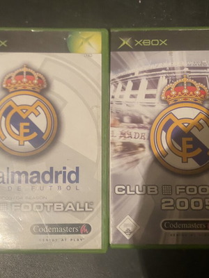 Real Madrid 2004 and 2005 Xbox games