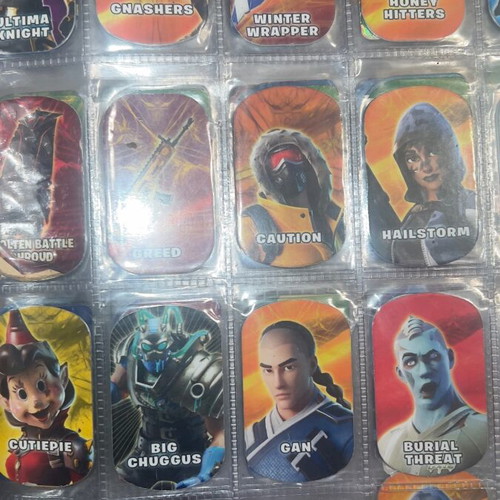 Lionel Messi Pokemon Battle football stickers pack used