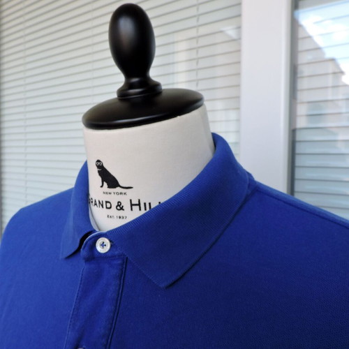 Tommy Hilfiger men's blue cotton polo shirt, size XL