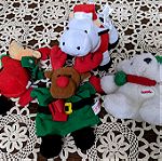  4 χριστουγεννιάτικα αρκουδάκια Goody's & ΔΕΛΤΑ