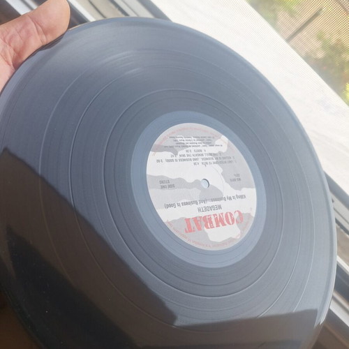 Megadeth Killing Is My Business vinyl record used, original 1985 US pressing
