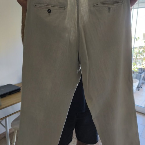 Camel men's summer spring pants used, beige, vintage style